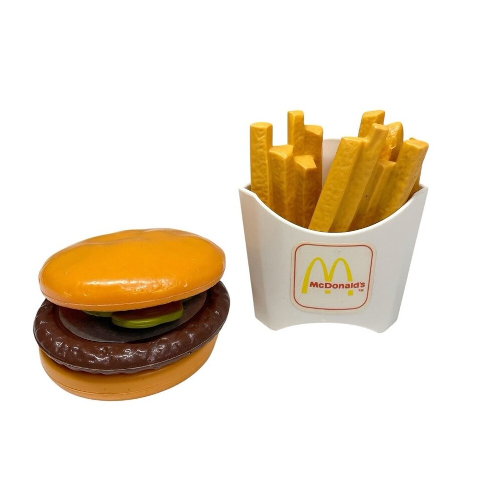 Vintage McDonald’s Burger & French Fries Play Food 1980s